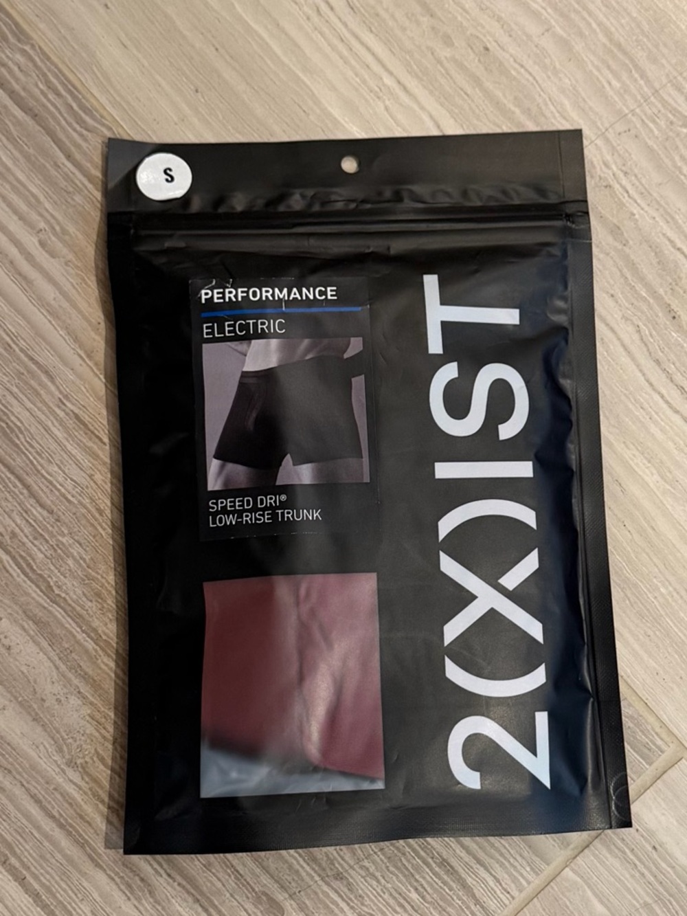 NWT 2(X)IST Performance Electric Speed Dri Low-Rise Trunks, Size S
